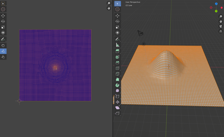 Ameisenhaufen in Blender (UV)